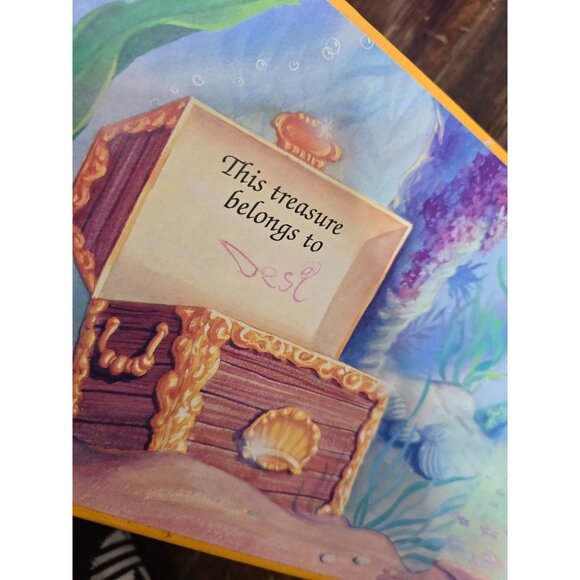 Vintage 90s Disney The Little Mermaid Treasure Chest Picture Books - Picture 11 of 15